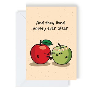 Appley Ever After Wedding Card