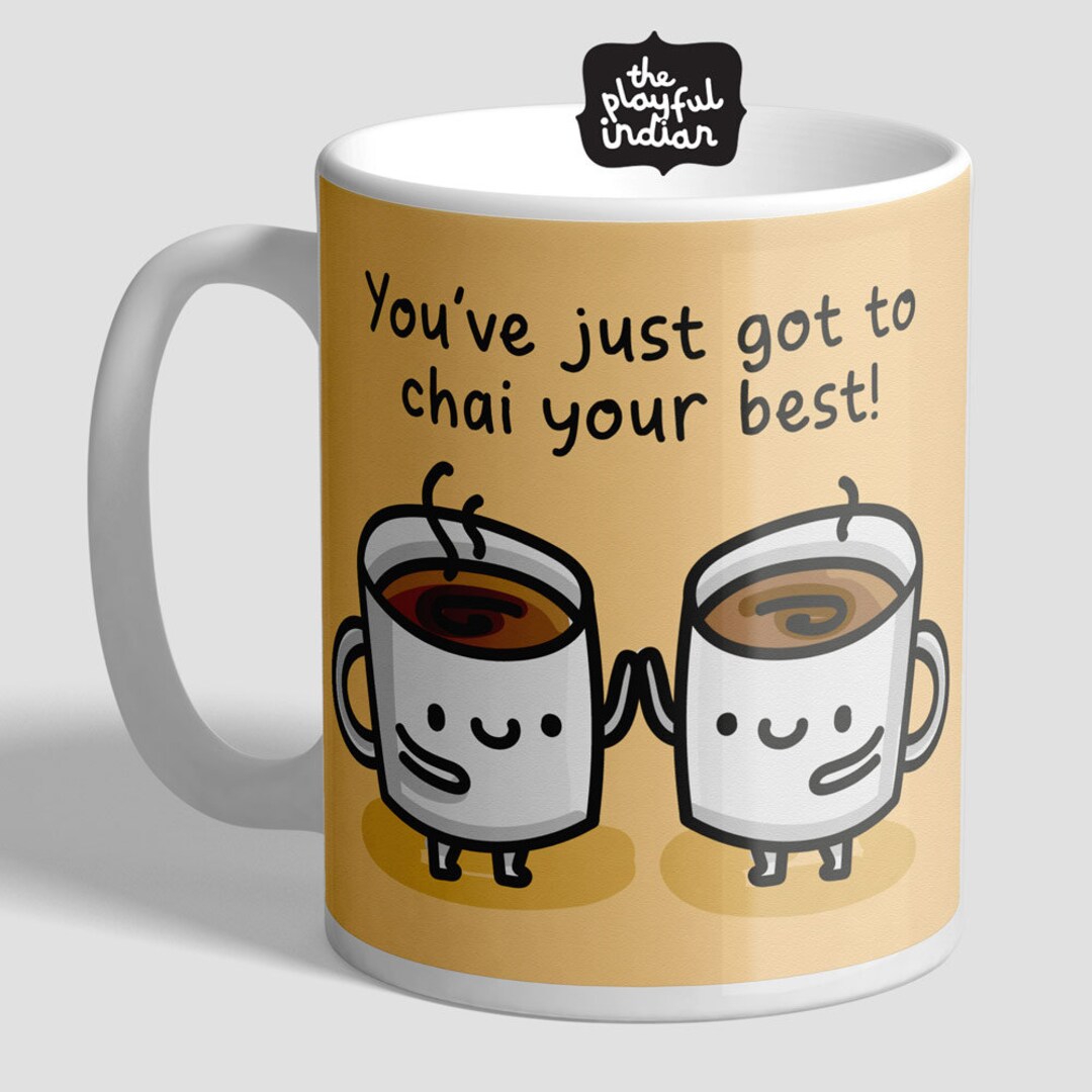 Chai Your Best Funny Indian Food Mug Birthday Anniversary - Etsy Chai Your Best Funny Indian Food Mug Birthday Anniversary - Etsy
