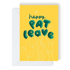 Cartão de Feliz Pat Leave
