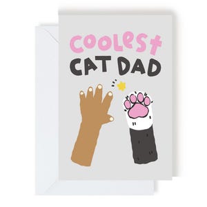 Coolest Cat Dad - Tuxedo Cat Paw