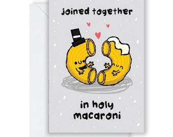 Samengevoegd in heilige macaroni-kaart