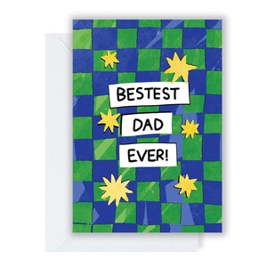 Klassische Bestest Dad Ever Karte