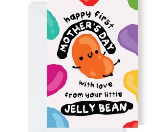 Carte Jelly Bean : une bonne première fête des mères