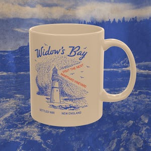 Widow's Bay Retro Mug | The Next Martha's Vineyard and Definitely Not Cursed | 11 oz Traditional Ceramic Mug