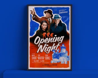オンリー・マーダーズ・イン・ザ・ビルディング レトロポスター | OMITB ウォールアート | スティーブ・マーティン、マーティン・ショートプリント