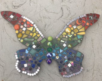 Large Rainbow Butterfly with dedication