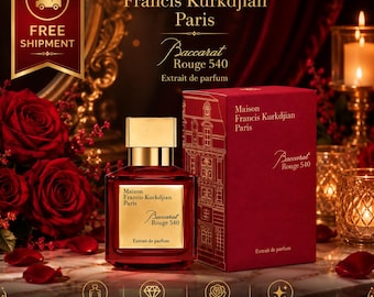MFK Baccarat Rouge 540 Extrait De Parfum, Luxury Cologne, Unisex Cologne
