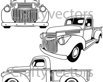 Free Free 173 Svg Lowered Truck Outline SVG PNG EPS DXF File