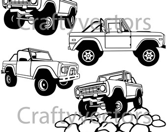 Ford Bronco Svg Etsy