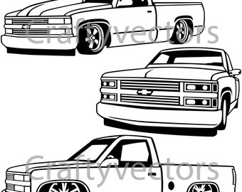 Free Free 268 Chevy Truck Front Svg SVG PNG EPS DXF File