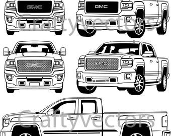Free Free 288 Gmc Sierra Truck Svg SVG PNG EPS DXF File