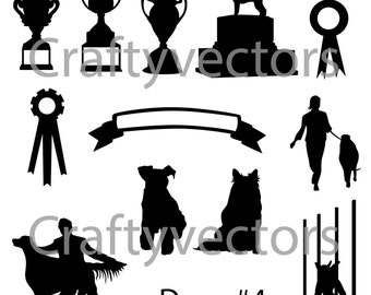 Download Highland Cow Silhouettes Vector File SVG | Etsy