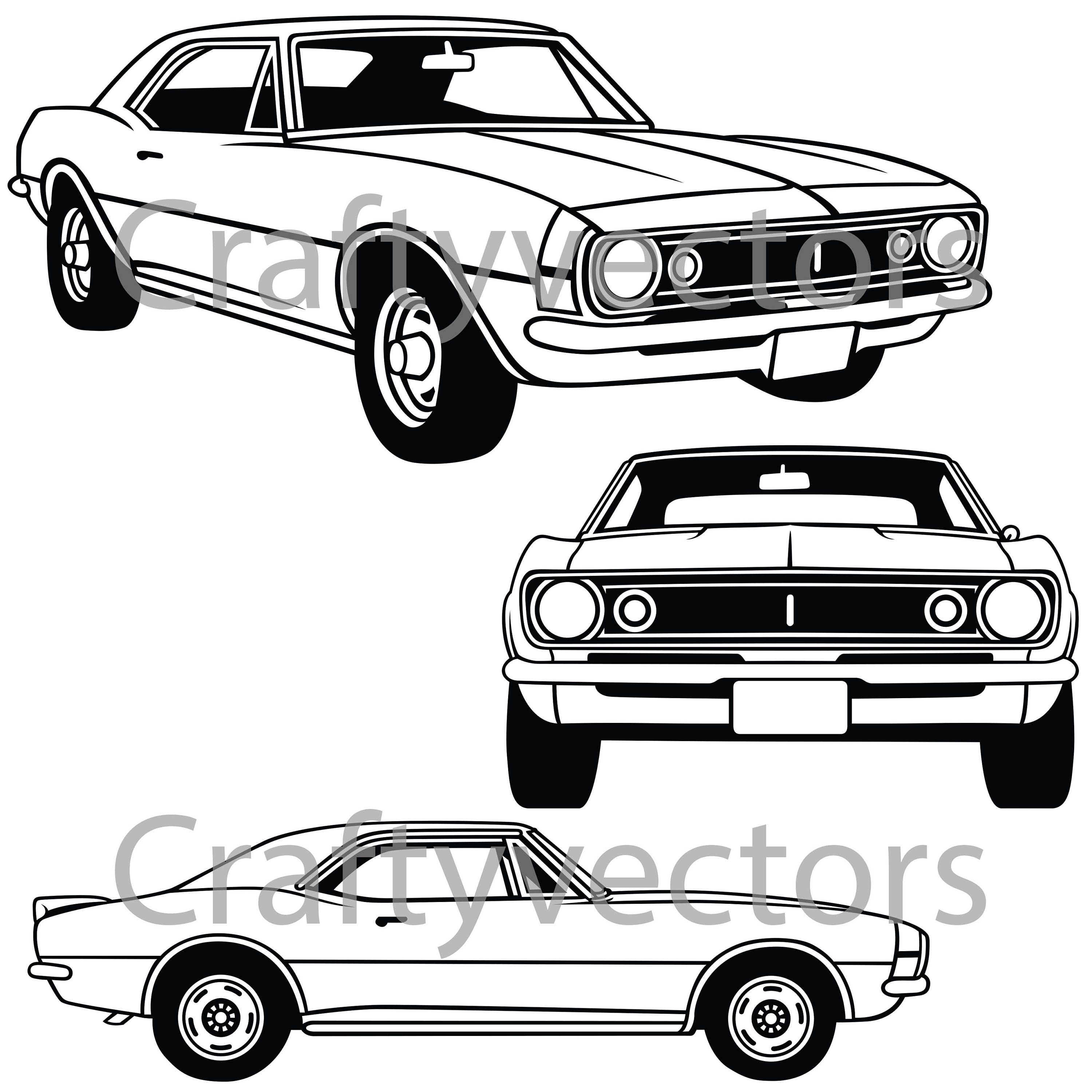 68 Camaro Drawings