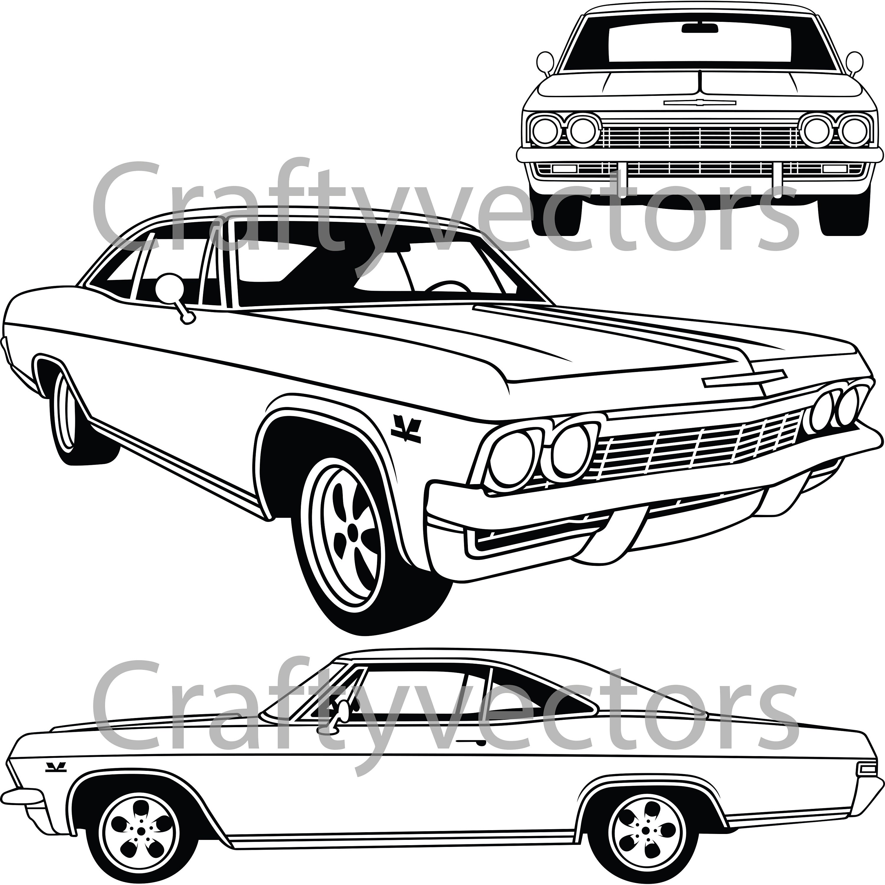 Chevy Impala Drawing