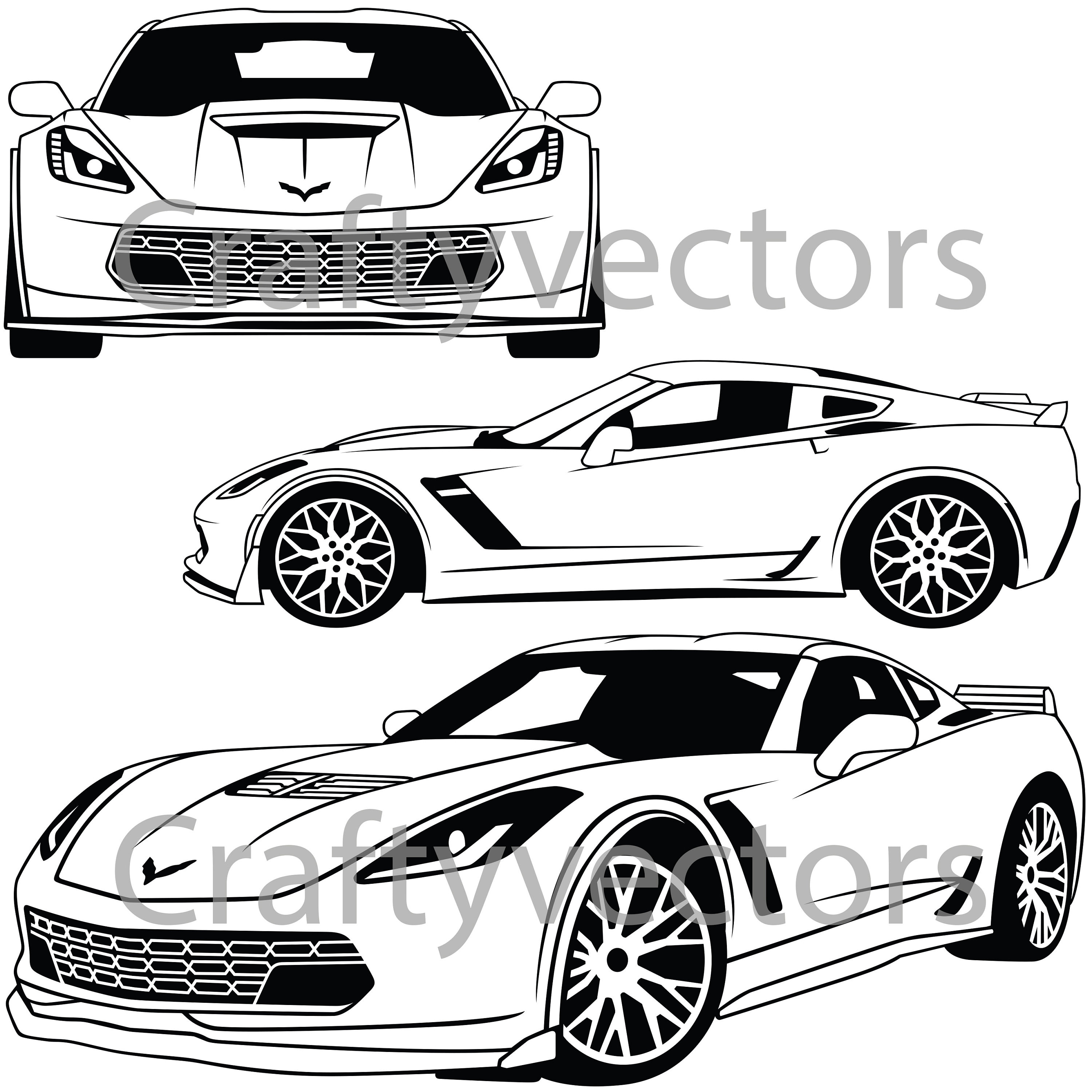Corvette Z06 Outline