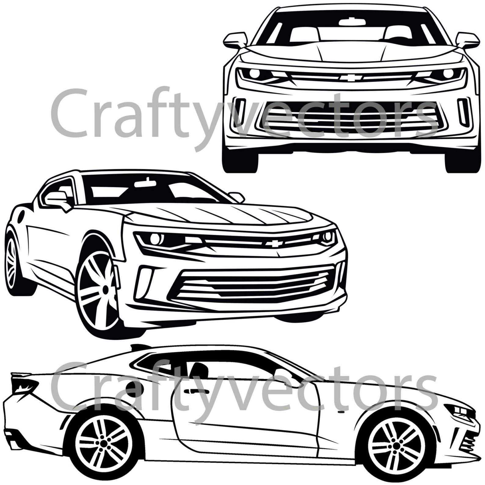 Camaro svg free