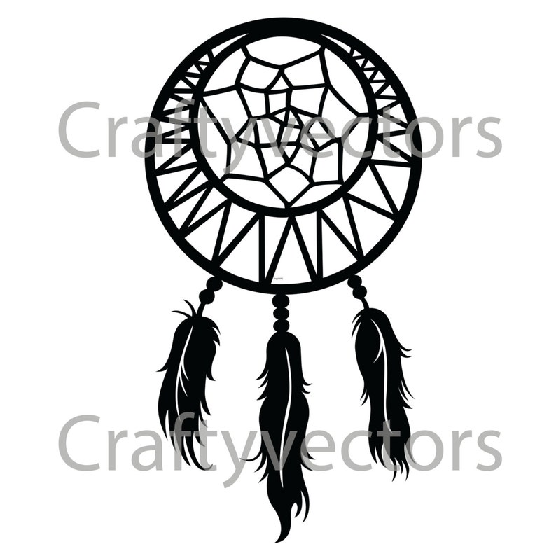 Download Dream Catcher SVG vector file | Etsy