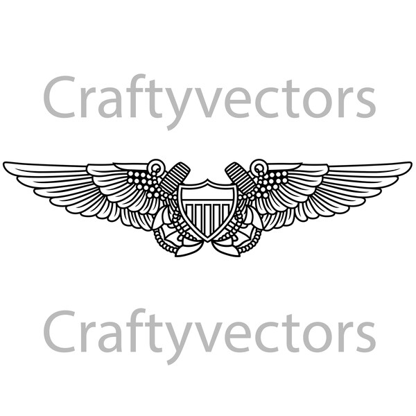 Navy Flight Officer Vector File