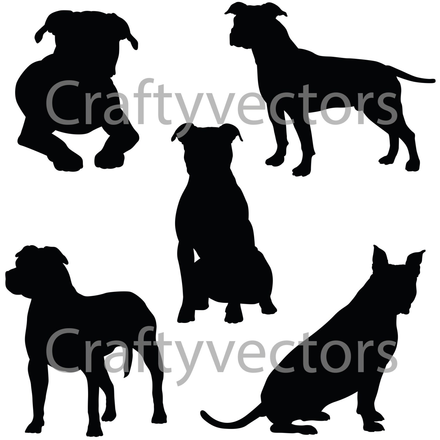 Free Free 242 Staffordshire Bull Terrier Svg SVG PNG EPS DXF File