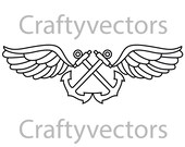 Aviation Boatswains Mate Insignia Vector File