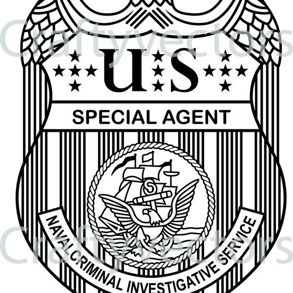 Ncis Badge Png - Etsy
