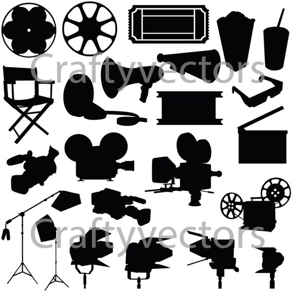 Movie and Film Props vector file
