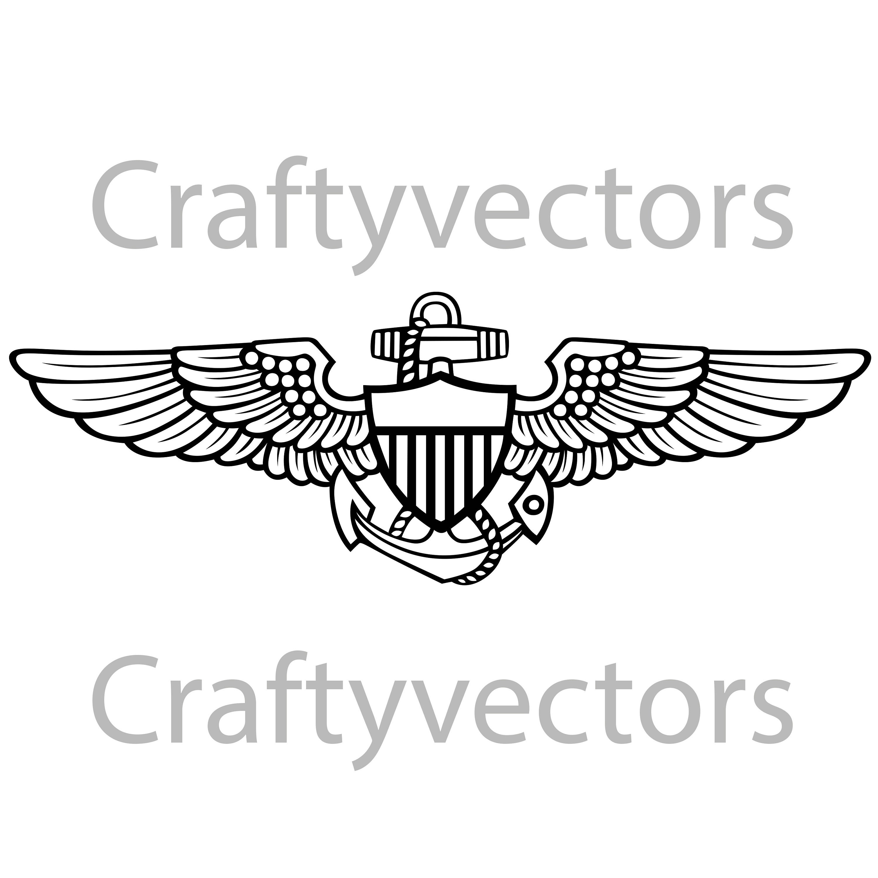 Air Force Pilot Wings Vector File | mail.napmexico.com.mx