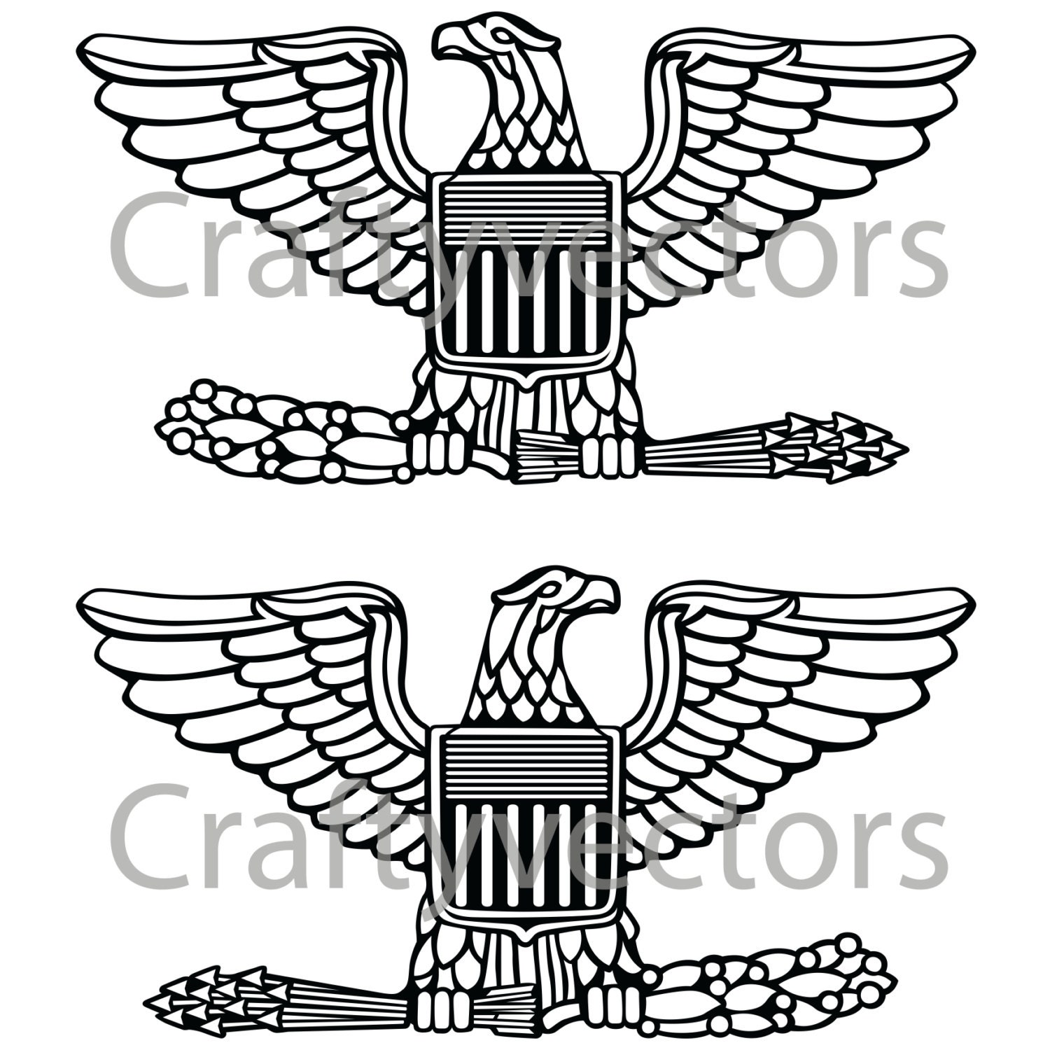 Colonel Insignia Vector File SVG Etsy