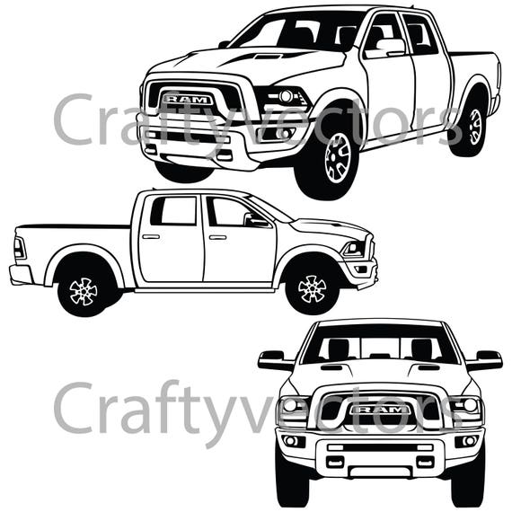 Free Free 205 Dodge Ram Truck Svg SVG PNG EPS DXF File