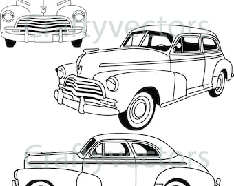 Chevrolet Stylemaster 1946 Vector File