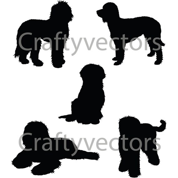 Download Labradoodle Silhouettes Etsy