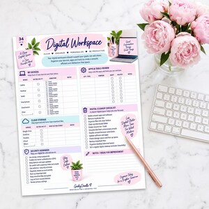 digital declutter, digital planner, Good notes planner, digital organization ,
 inbox clean up, email organizer, photo cleanup,  file organization,  device declutter ,
digital wellbeing, password tracker, weekly digital reset, digital life planner