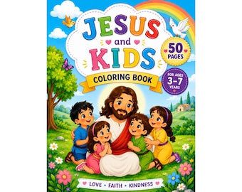 Bible Stories Coloring Book for Kids | Christian Preschool Activity| Printable coloring pages
