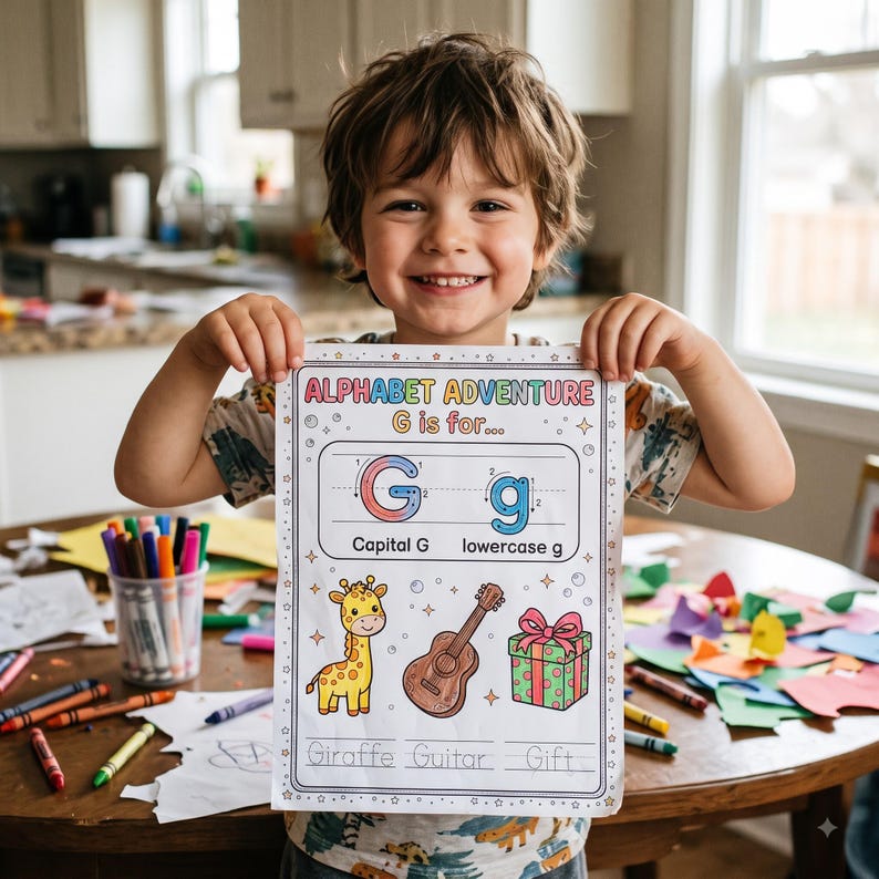 Alphabet Tracing & Coloring Workbook for Preschool | ABC Learning ...
