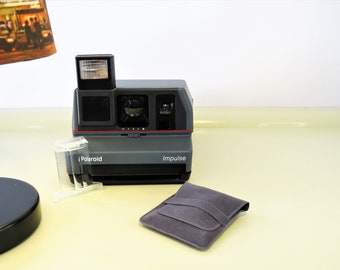 Vintage Camera Polaroid Impulse with Polaroid P104 Multi Prism Filter, Special Effect Instant Camera, 600 Film Polaroid Camera, 80s