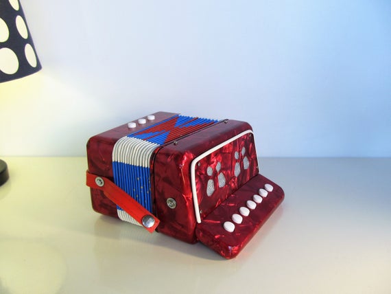 vintage toy accordion
