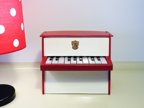 Vintage Piano jouet italien en bois original BELPA Objets de