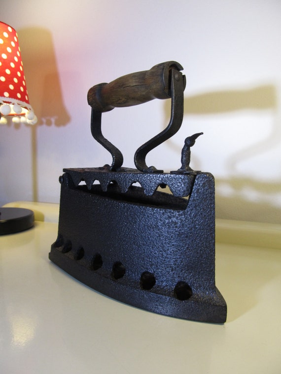 Antique Collectible Coal Iron Charcoal Cast Iron with Latch Etsy