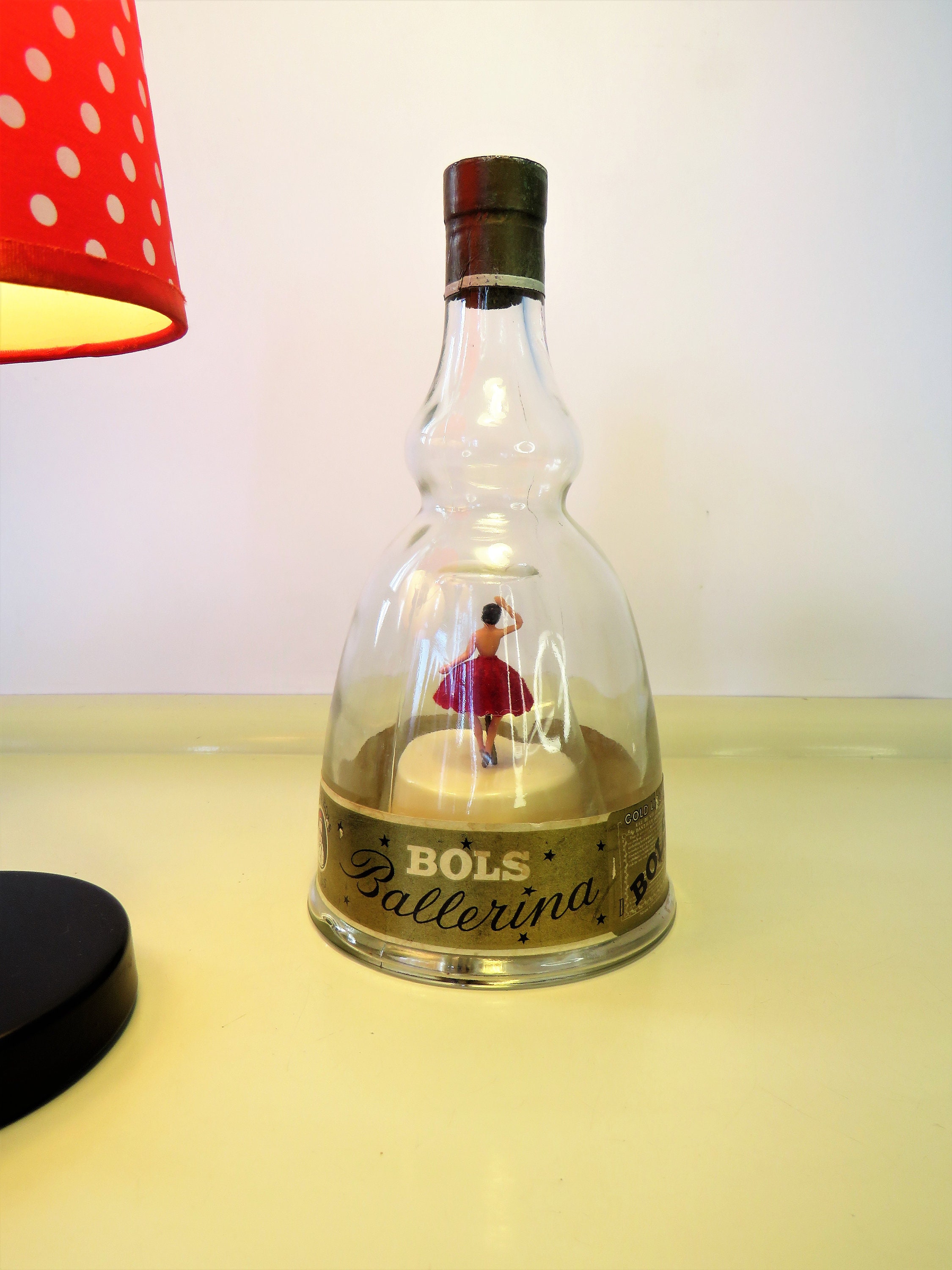 Vintage Collectibles BOLS Ballerina Bottle Gold Liquor Etsy Canada