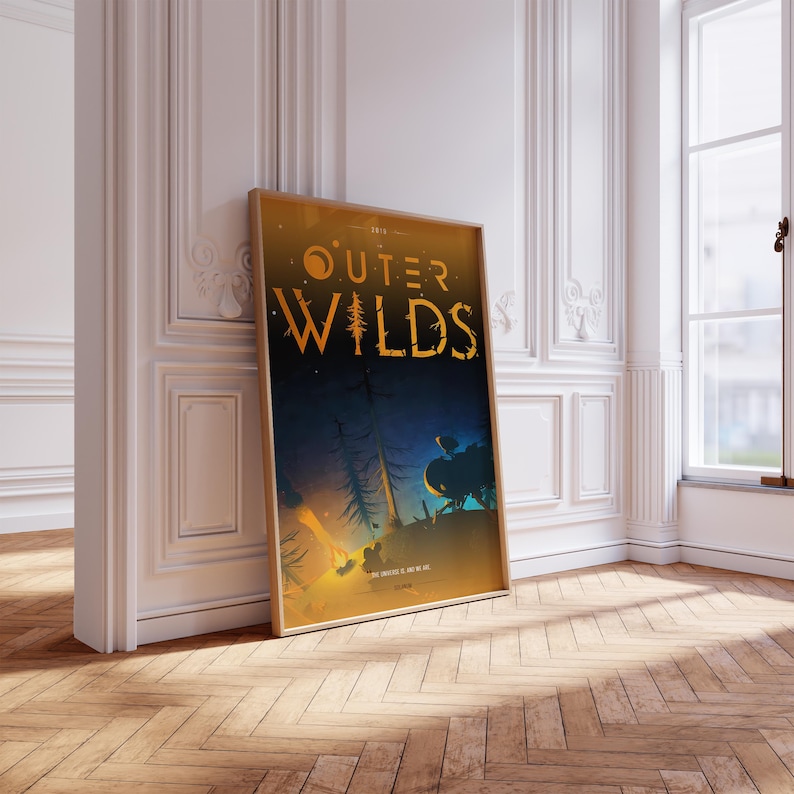 Outer Wilds Poster, Space Exploration Indie Game Wall Art - Etsy