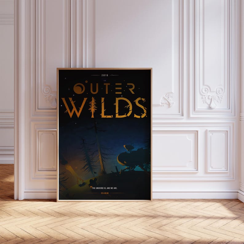 Outer Wilds Poster, Space Exploration Indie Game Wall Art - Etsy