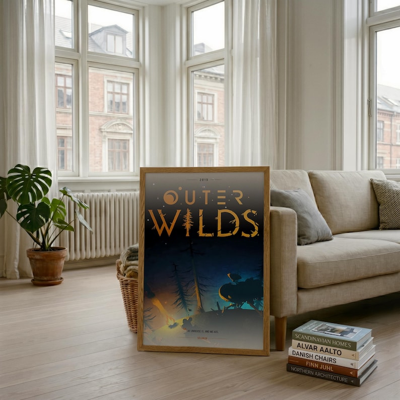 Outer Wilds Poster, Space Exploration Indie Game Wall Art - Etsy