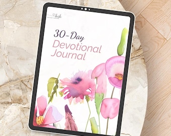 Diario devocional cristiano de 30 días / Sugerencias de oración para el estudio bíblico (Descarga digital)