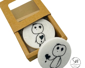 Empowering Symbols of Resilience: Hand-Painted Black and White Stones for Individuals with Borderline Personality Disorder