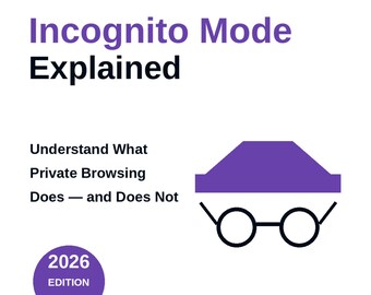 Explicación del modo incógnito / Guía para principiantes sobre navegación privada (PDF)