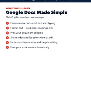 Google Docs Beginner Guide + Document Checklist | Digital Productivity Starter Kit image 4
