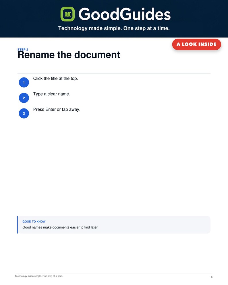 Google Docs Beginner Guide + Document Checklist | Digital Productivity Starter Kit image 2