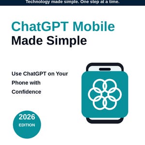 ChatGPT Mobile Beginner Guide + Prompt Checklist | AI Digital Starter Kit image 1
