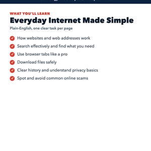 Internet Basics Beginner Guide + Browser Checklist | Everyday Web Digital Starter Kit image 4