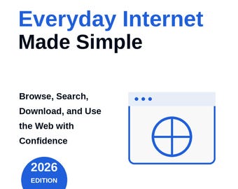Guía básica de Internet para principiantes + Lista de verificación del navegador / Kit digital de inicio para el uso diario de la web